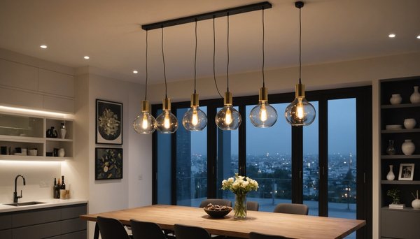 5-flammige moderne hängeleuchte: elegant und vielseitig gestalten